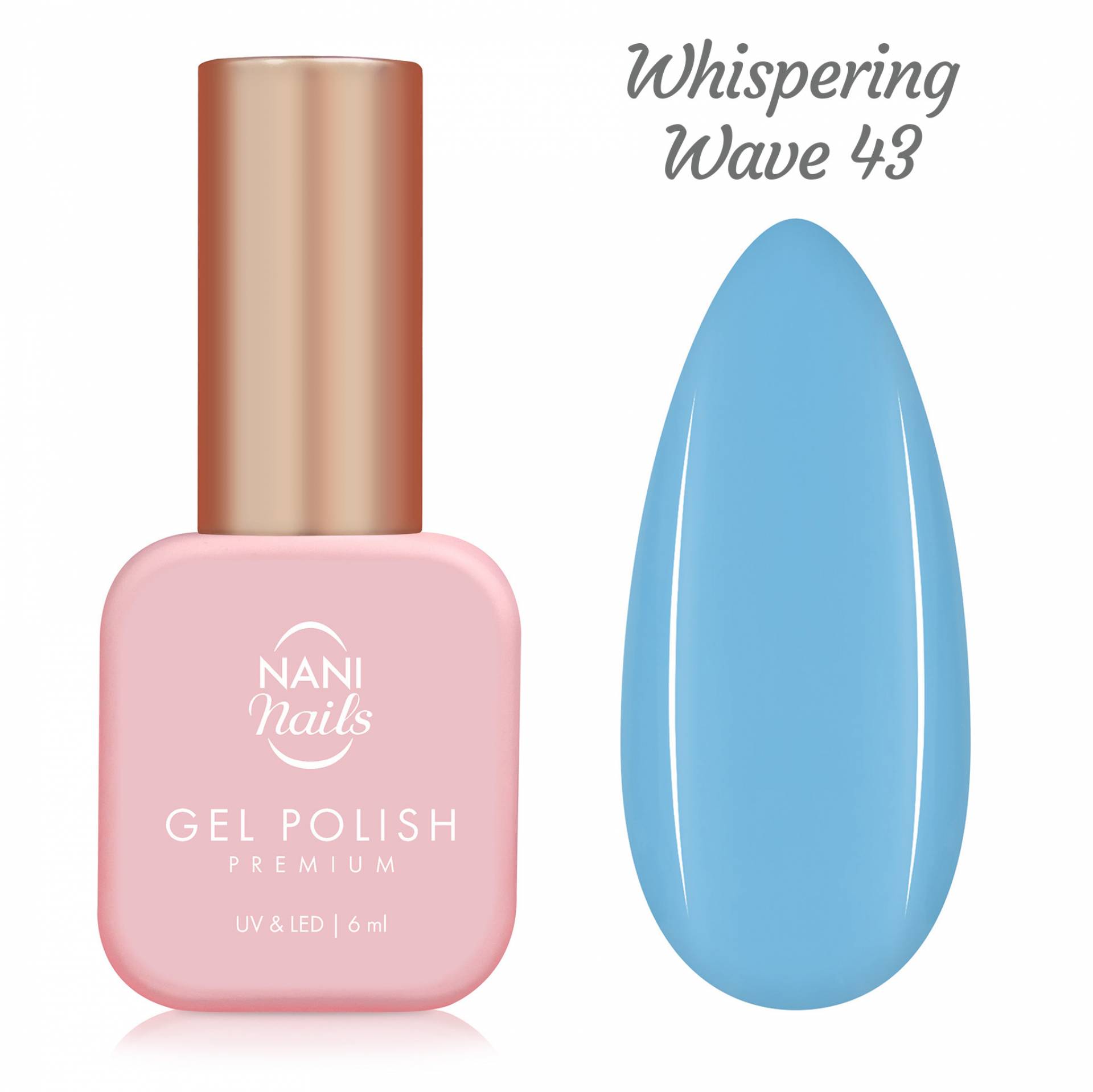 NANI gel lak Premium 6 ml - Whispering Wave